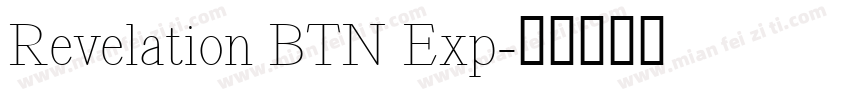 Revelation BTN Exp字体转换